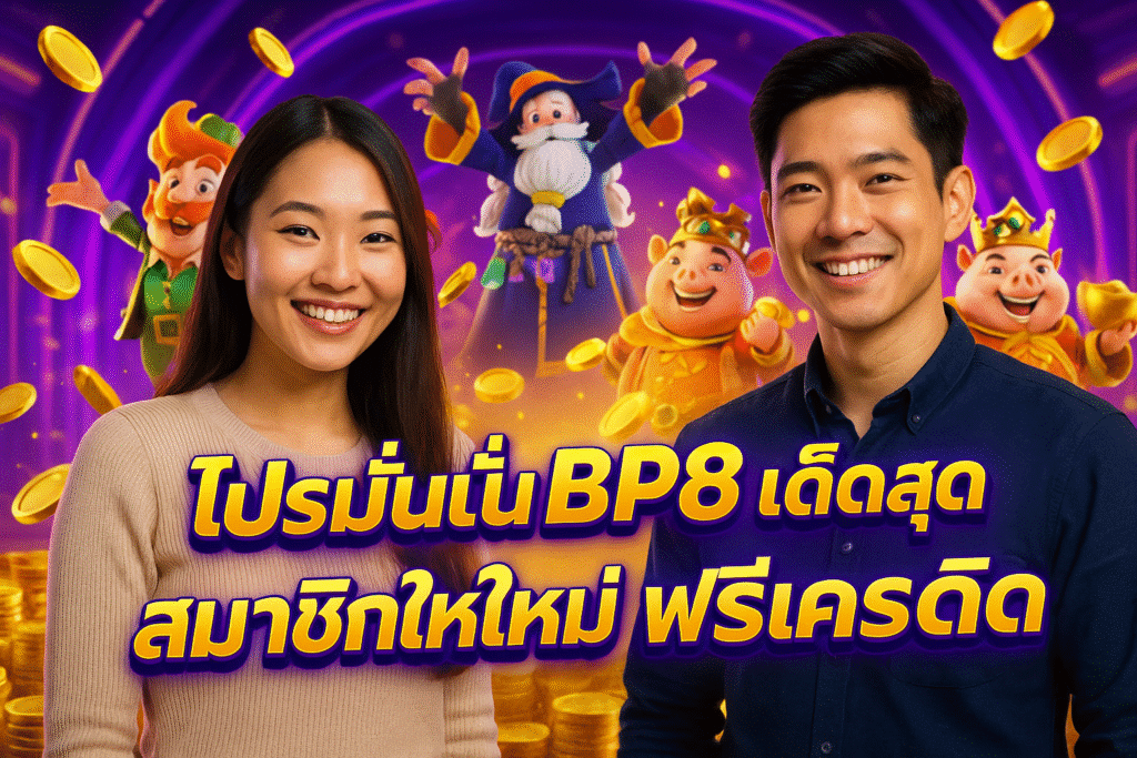 โปรโมชั่น BP8 เด็ดสุด สมาชิกใหม่ ฟรีเครดิต