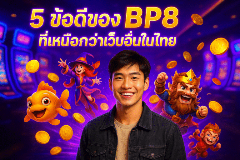 5 ข้อดีของ BP8 ที่เหนือกว่าเว็บอื่นในไทย