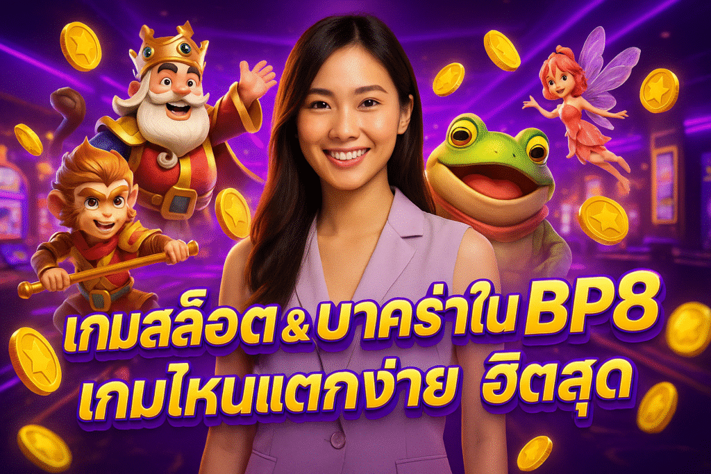เกมสล็อต &บาคาร่าใน BP8 เกมไหนแตกง่าย ฮิตสุด